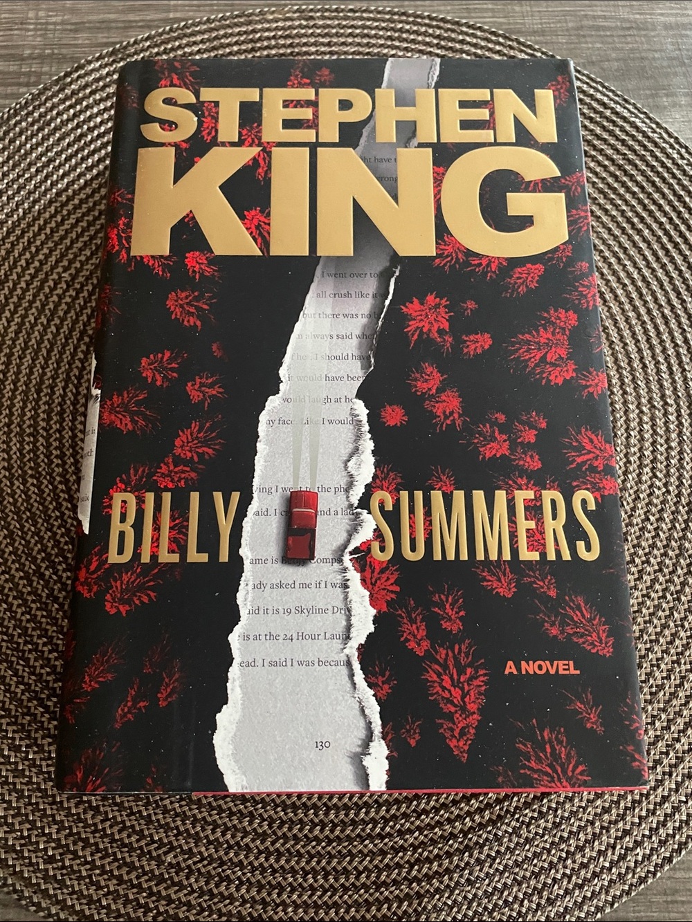 Stephen King "Billy Summers" Hardcover - Black & Red Jacket